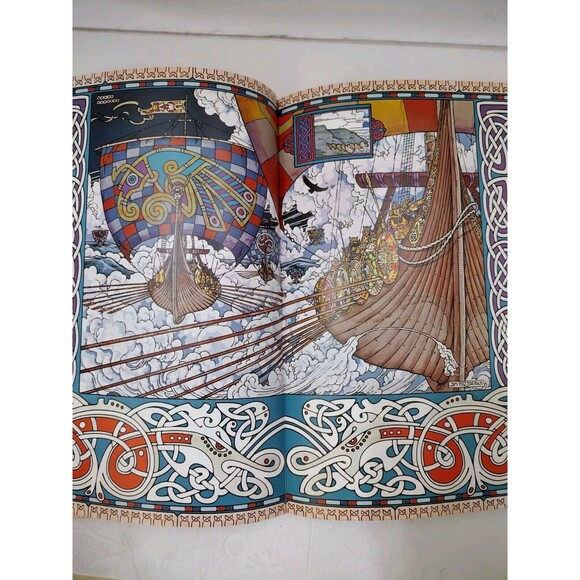 The Book of Conquests by Jim Fitzpatrick 1978 Vintage First Edition Paper Tiger - Picture 16 of 16